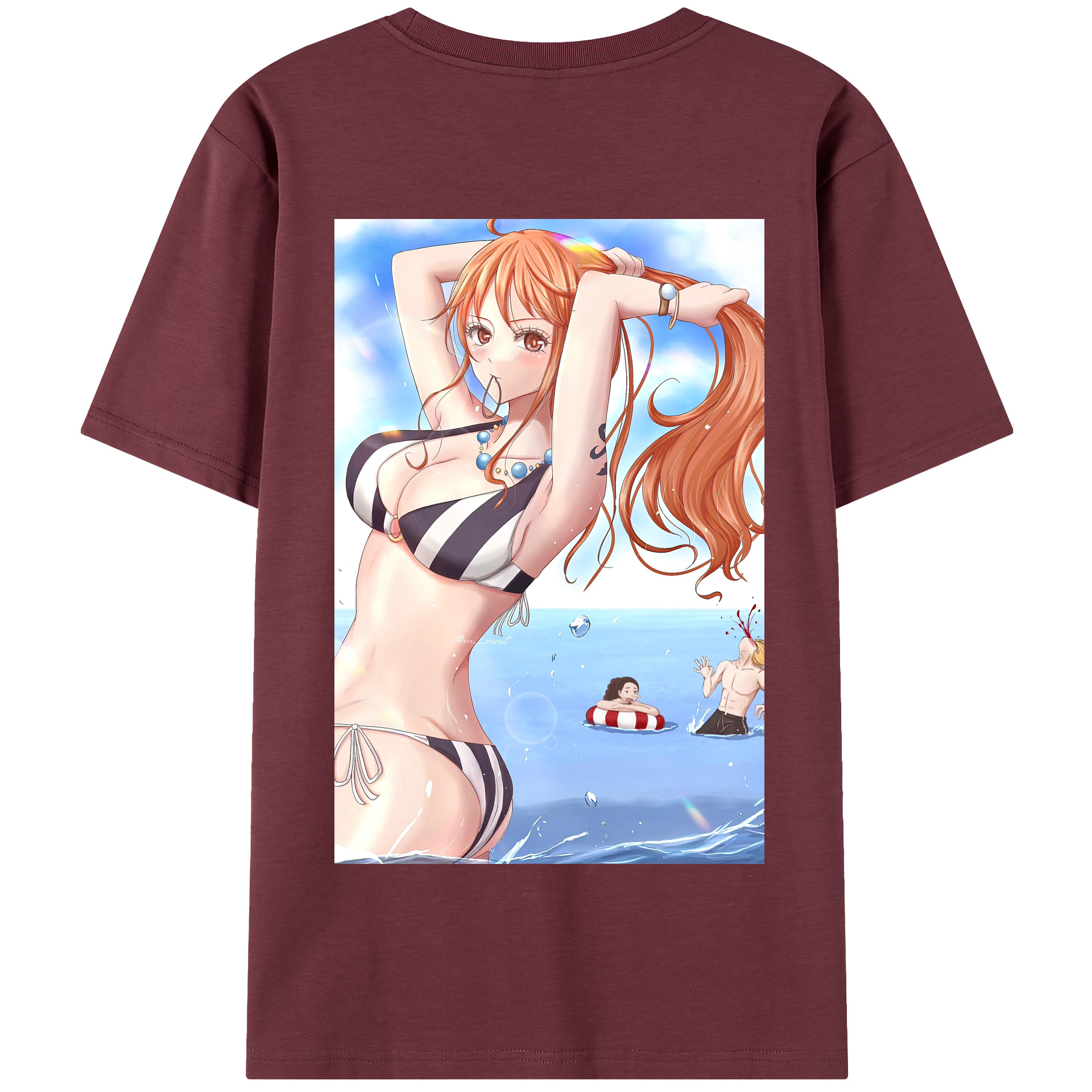 （画像用） ポケットモンスター Pokémon 綿100％半袖Tシャツ（背面プリント）